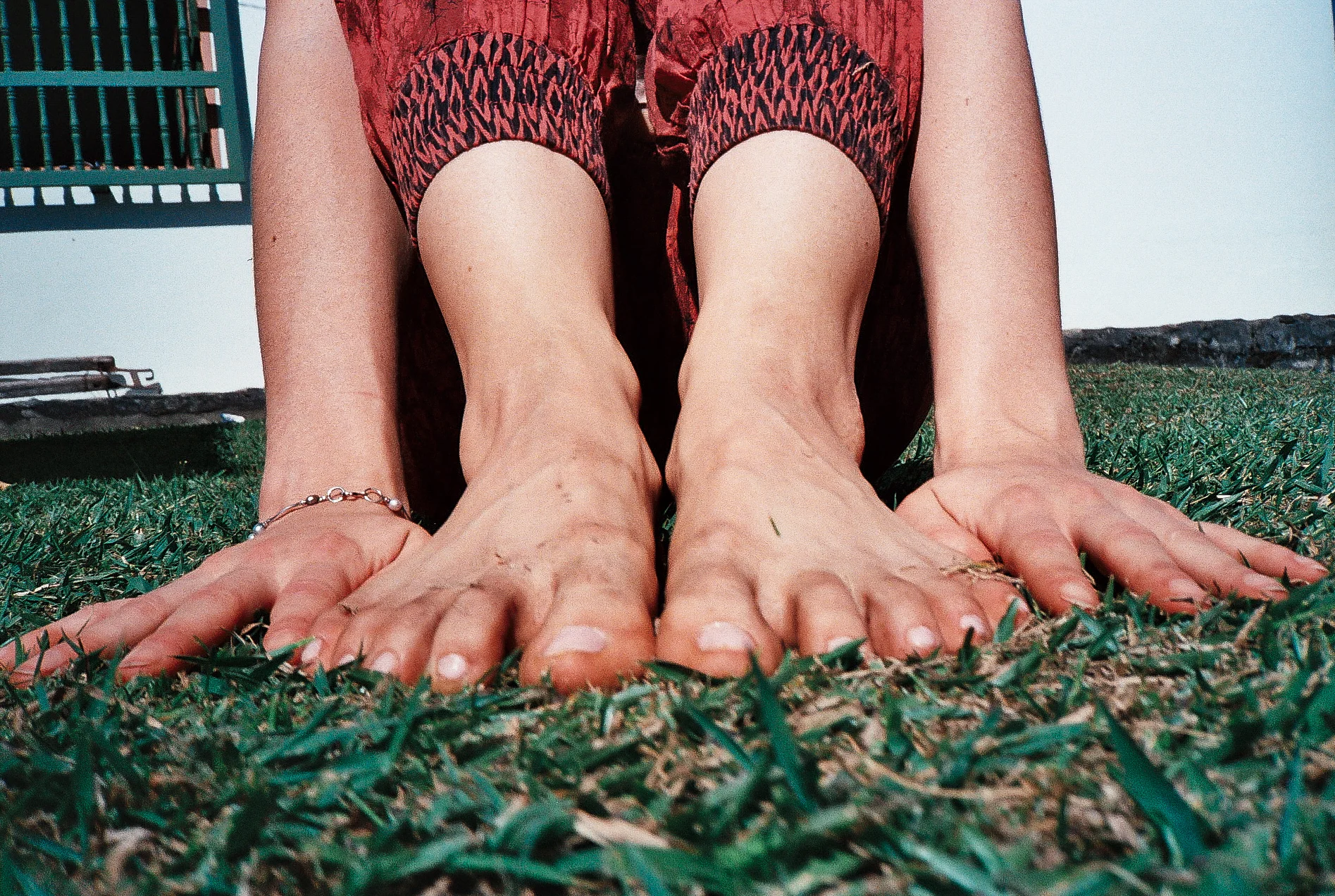 Walking around as if we were kissing the earth with our feet. 
