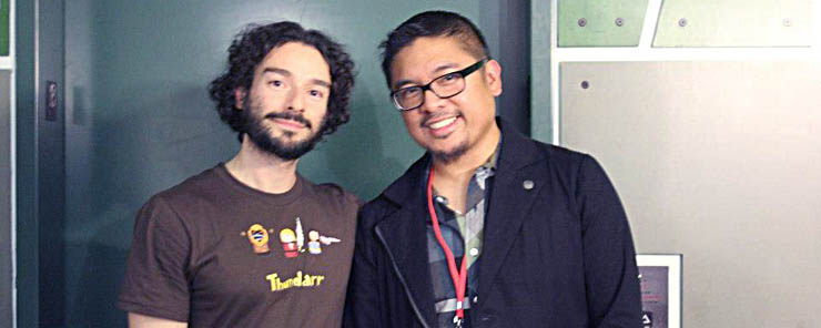 Chris Hallock and me at the screening of I Am a Ghost co-presented by Boston Asian American Film Festival and Boston Shudderfest.