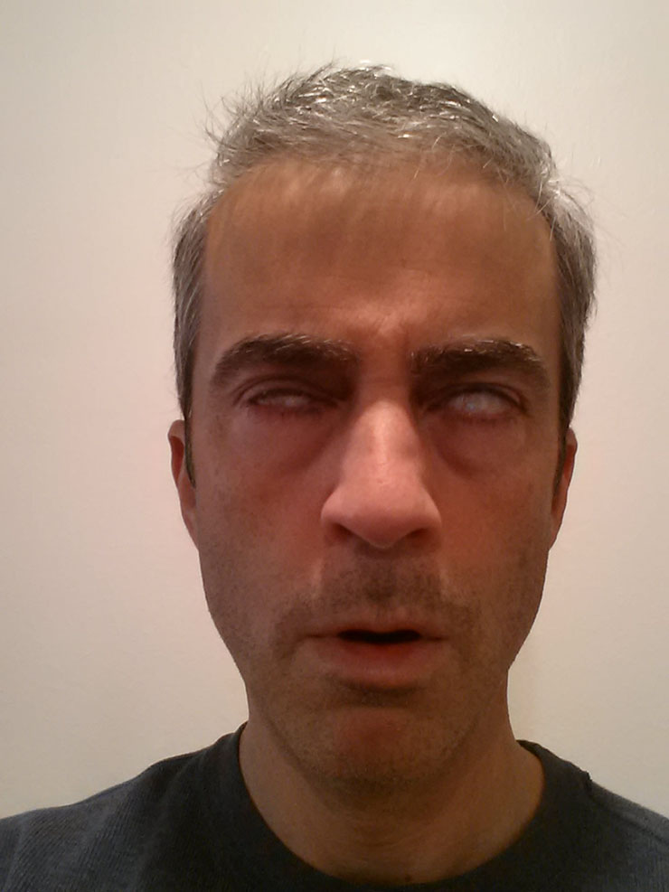 Nick Reiner, director of All Dark Places , possessed by "Emily"