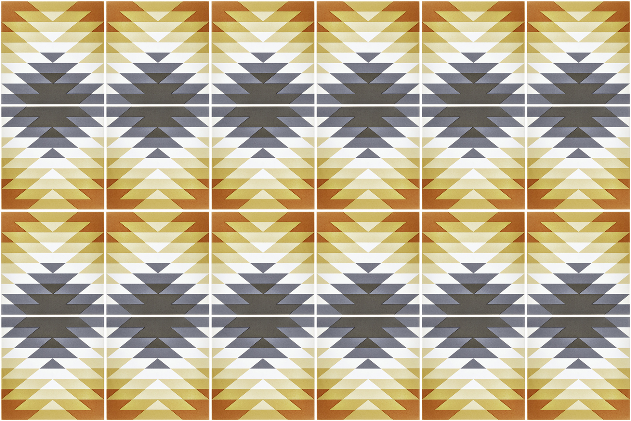 Chiprovtsi tiles pattern