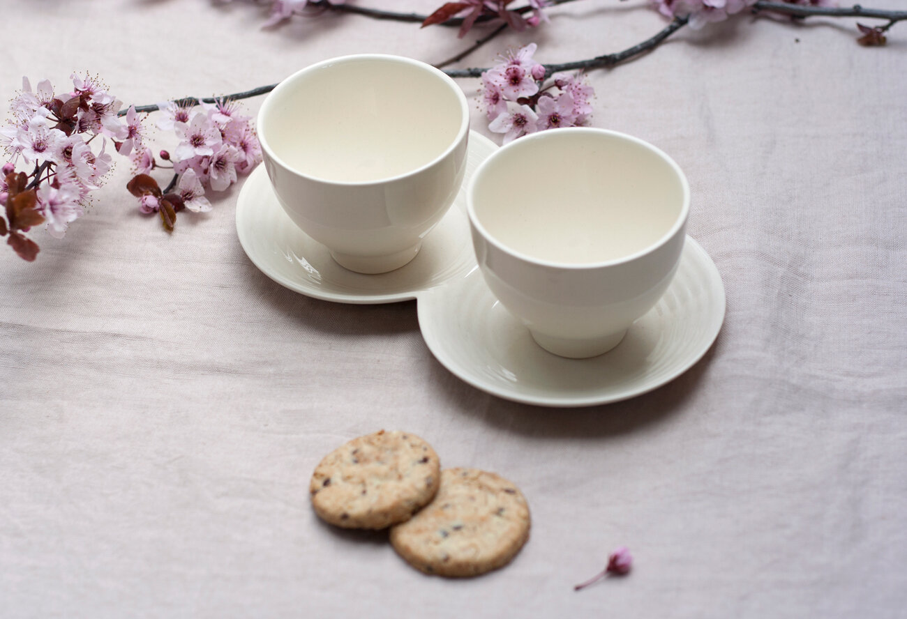 Cup And Saucer Set Of Two