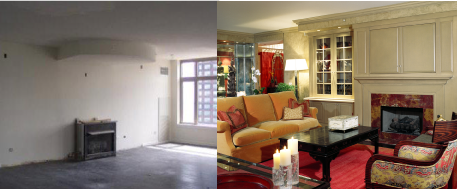 Before & After Living Room