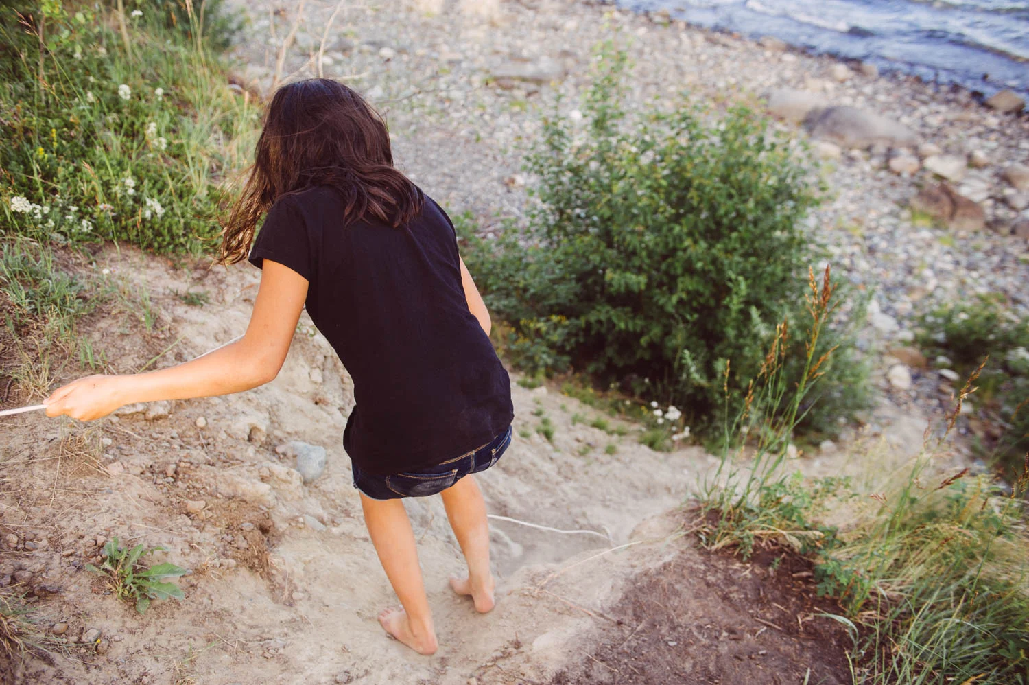 Getting down to the beach, Indiana Jones' style!