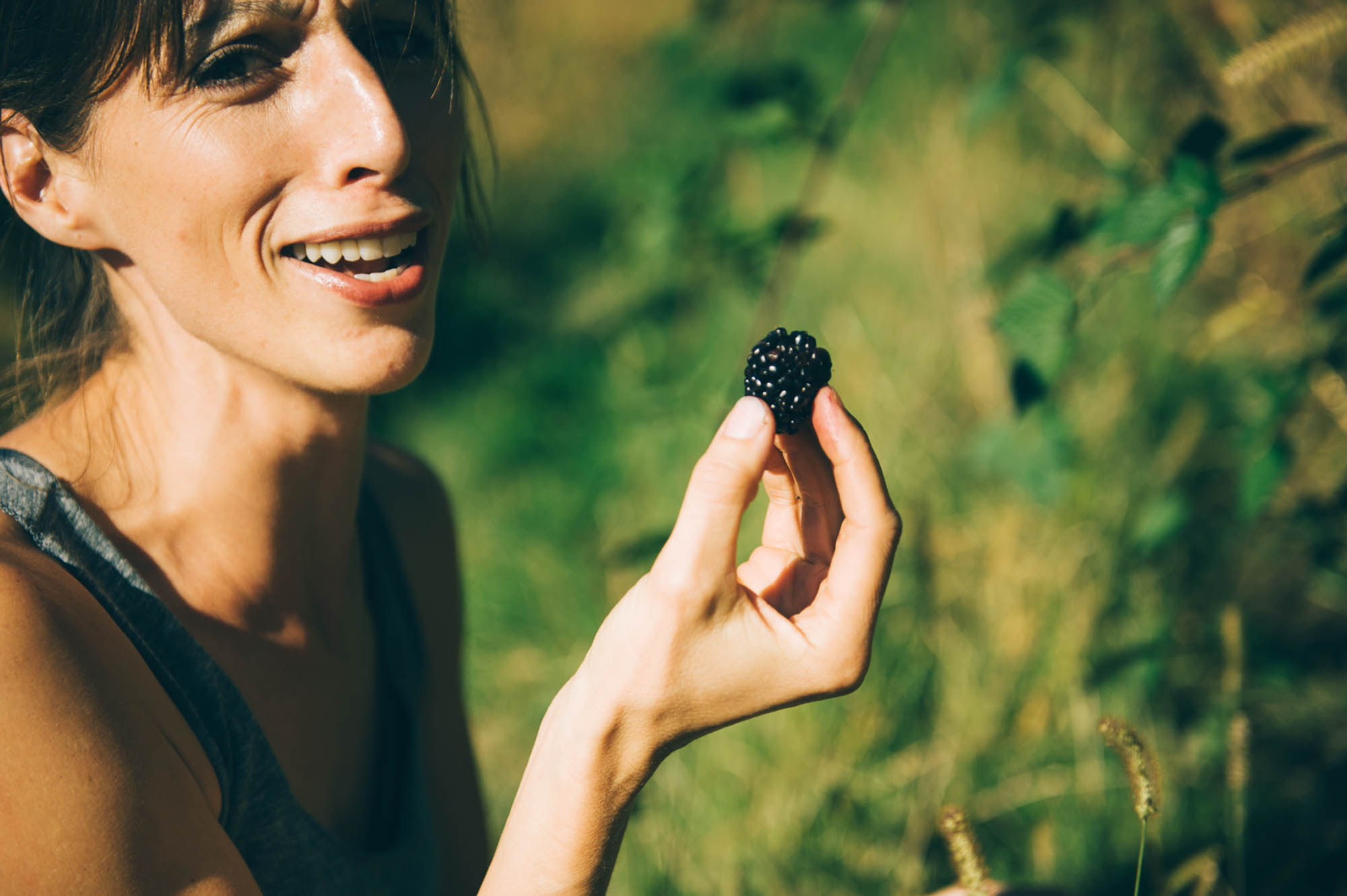 The BEST blackberries we ever tasted! So sweet and juicy!
