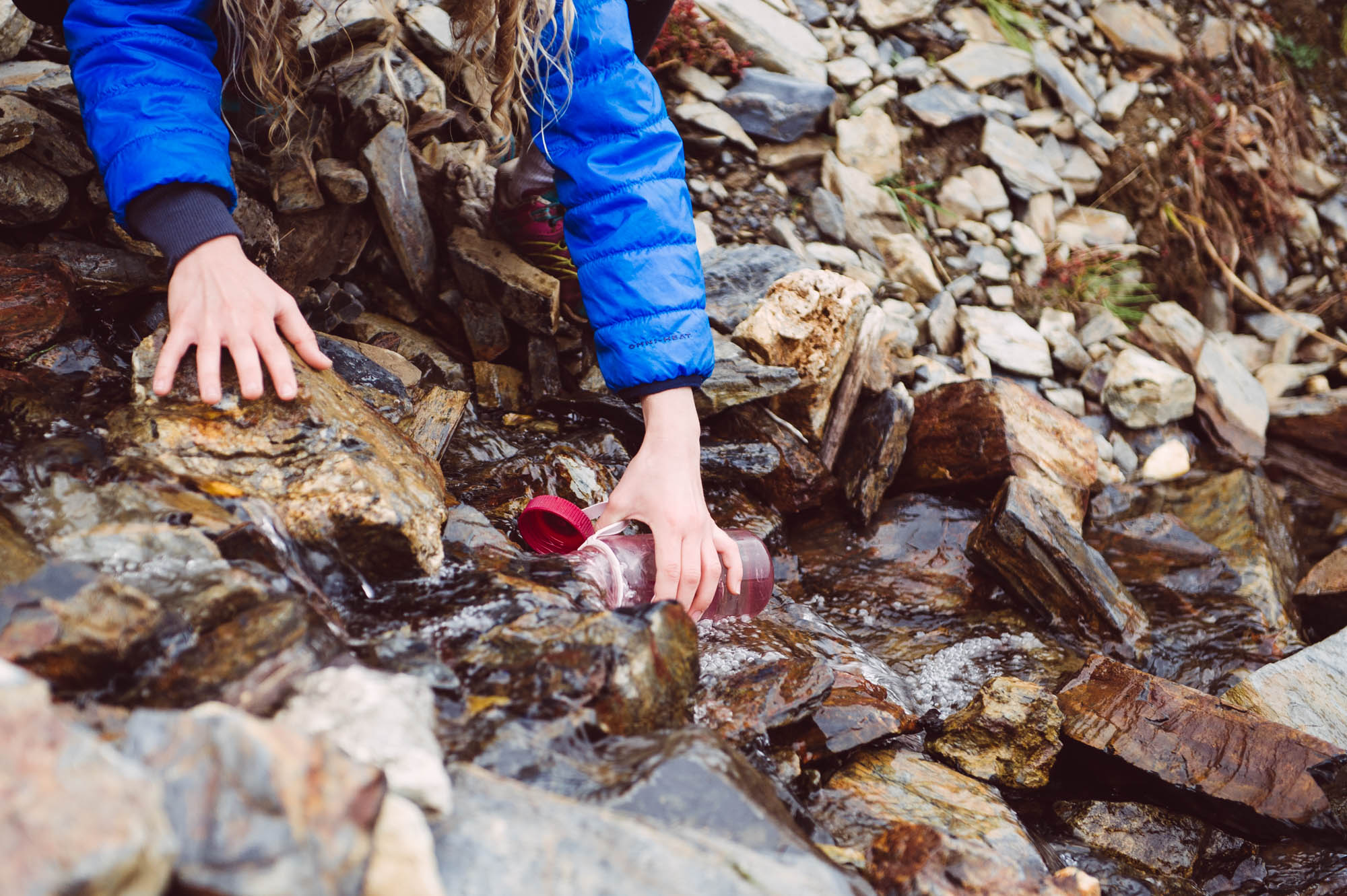 Drinking water straight from the source!