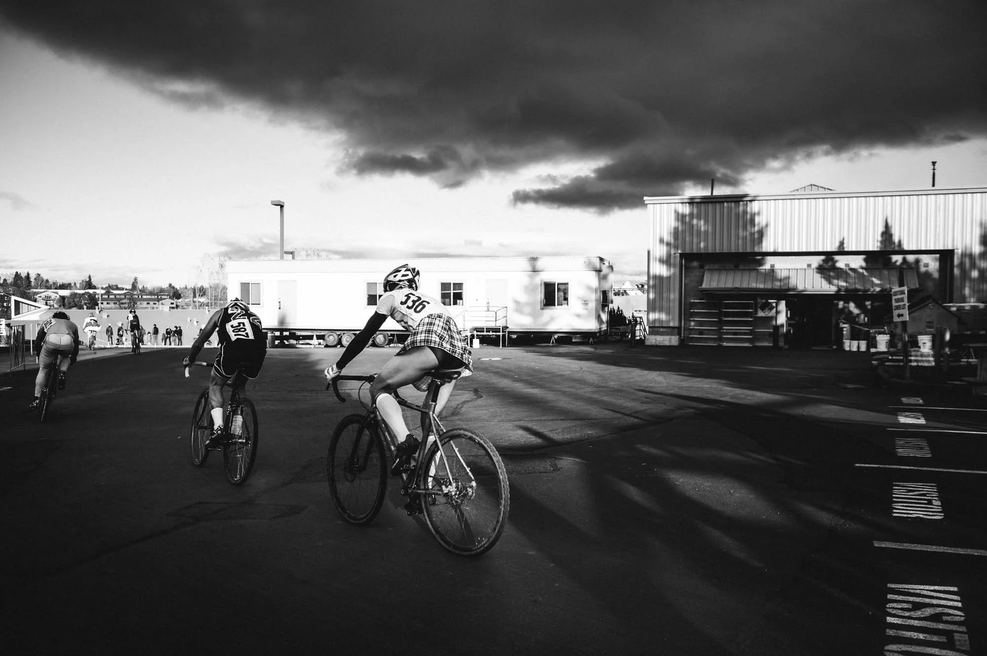 A dressed-up cyclocross race.