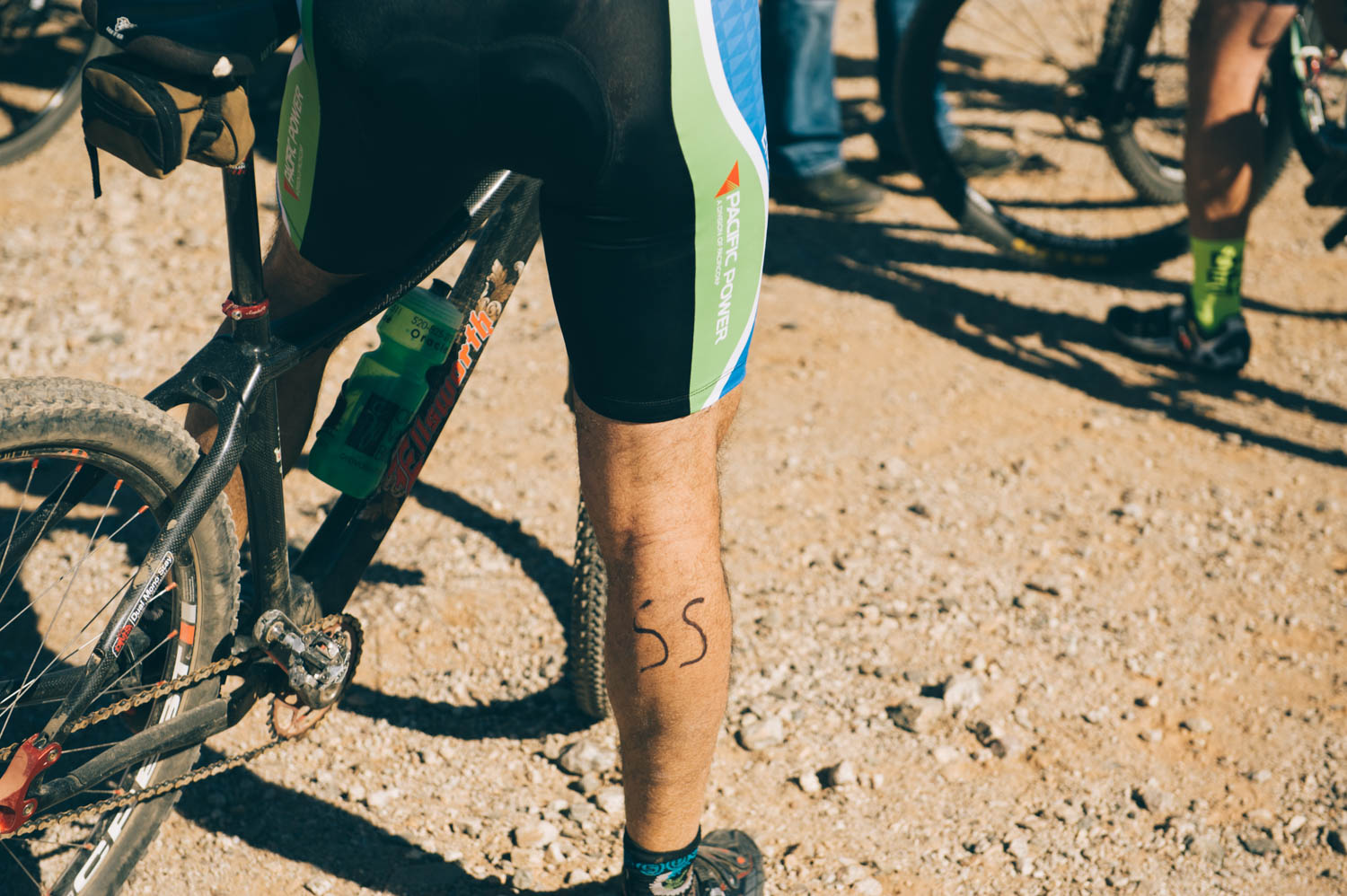 SS for single speed (one gear)... or die hard that likes to suffer!