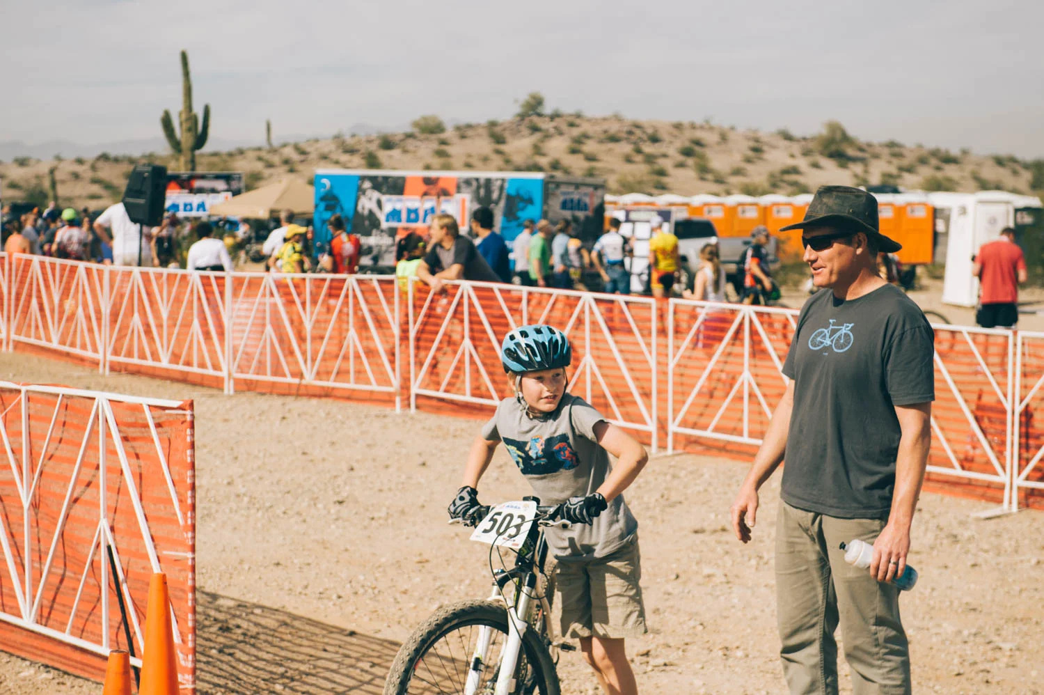 Cna you see the pride in these two faces? Charlie had an awesome race and finished 2nd. It was his first podium!