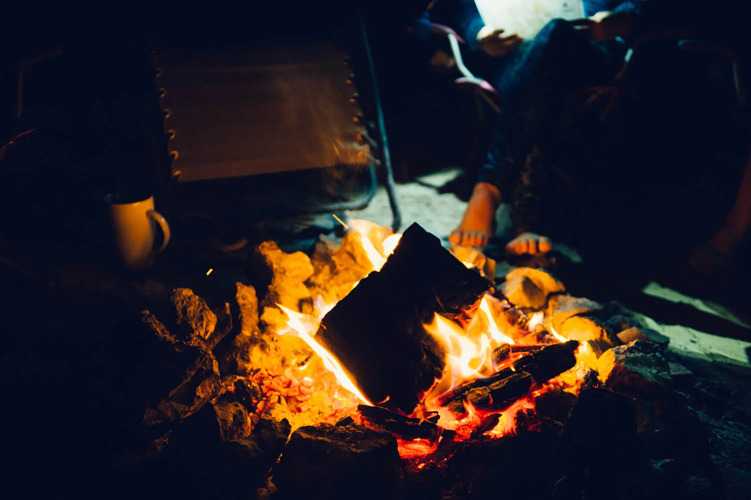 Bonfires. Almost nightly.