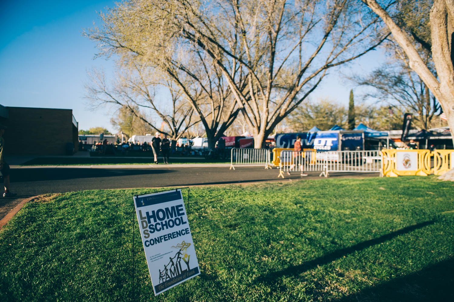 It is quite a funny coincidence that there was a LDS (Latter Day Saints) Homeschool conference in the community center right by the Bike Festival. Every time a rider had to go to the restroom, he/she was greeted by scriptures from the Book of Mormons and images of Saints. The funniest moment was when two girls and I were washing the dirt off our legs in the restrooms, sweaty and in tank tops and shorts, and two well-dressed (and well-covered) ladies walked in with their daughters and gave us a dirty look. What a clash!