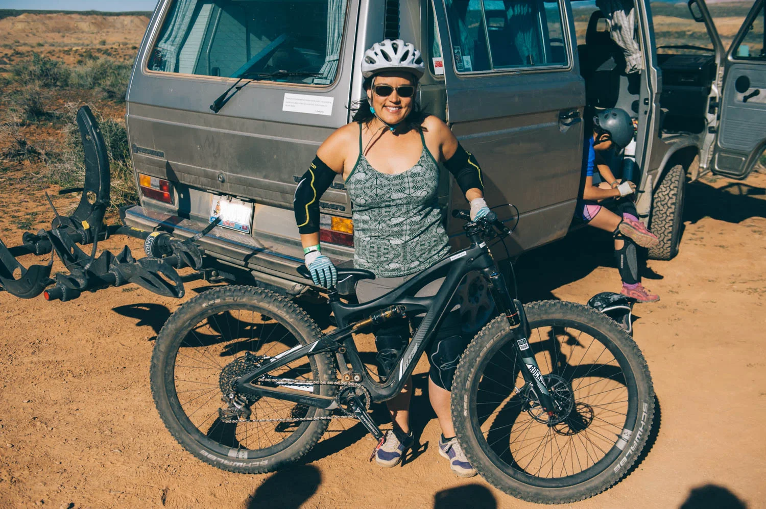 And the winner is: the Ibis Mojo 3. The smile says it all.