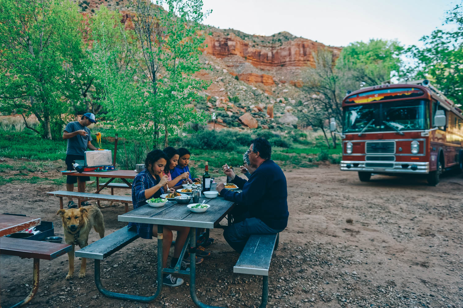 Our campsite in Zion.