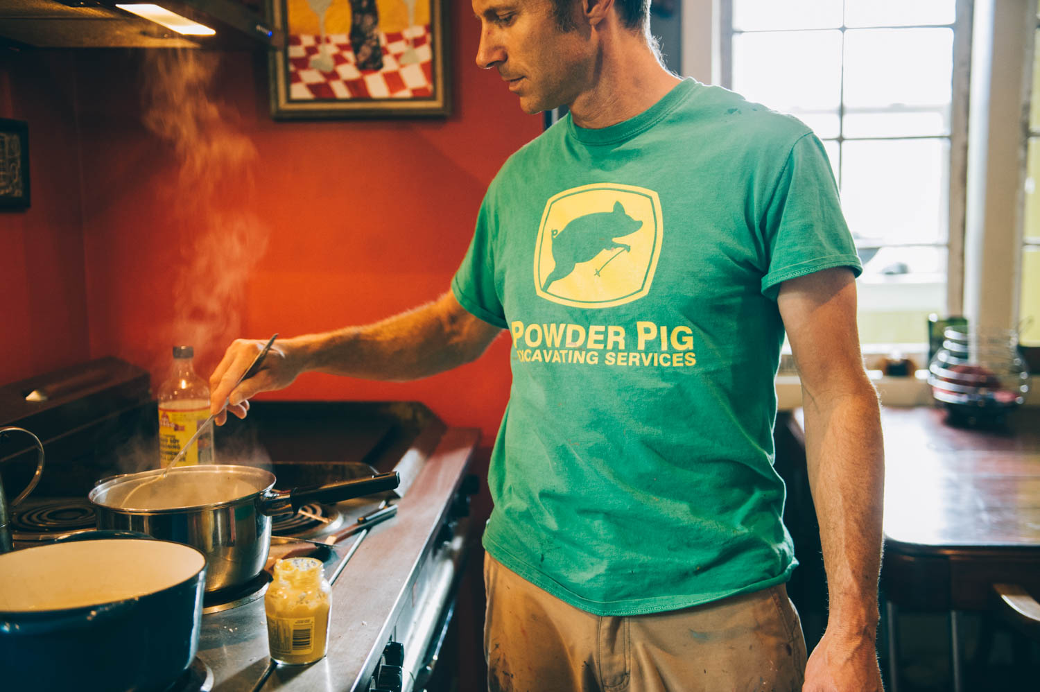 Andy making his famous vegetarian poutine! Look at that t-shirt, it's the best! Andy has full of Andyisms that makes me love him even more. This morning, as I walked into the house, he said: I declare today a non-day. Everything you accomplish on a …