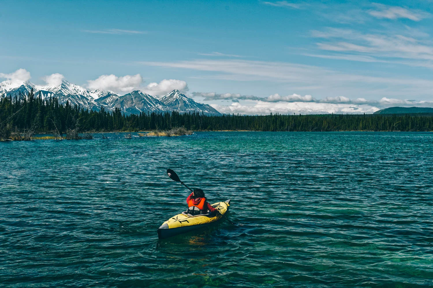 Kayaking on Pine Lake