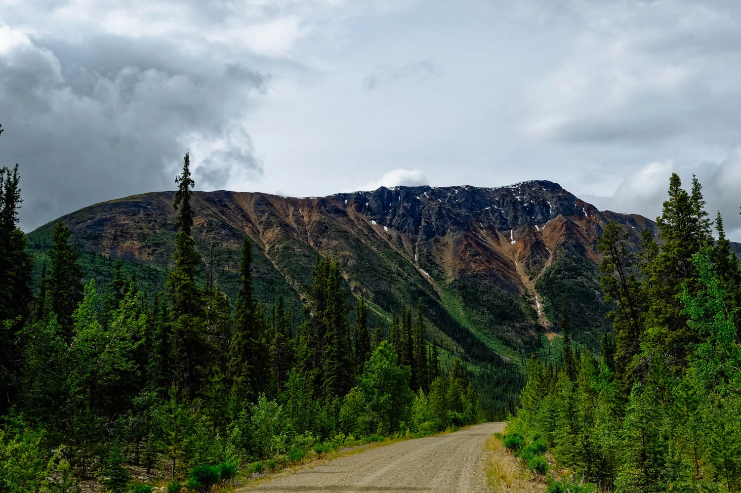 This is Anderson mountain. We went all the way to the top on the ridge to the left.