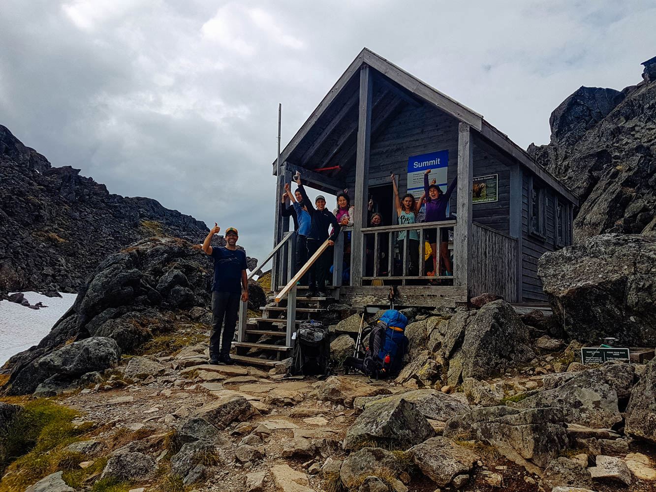 We made it to the summit! And just like many women feel after childbirth and forget about it a mere few months later, once you make warm coffee and eat a bite, you're ready to talk about the next big trip, forgetting the grueling feeling you had jus…