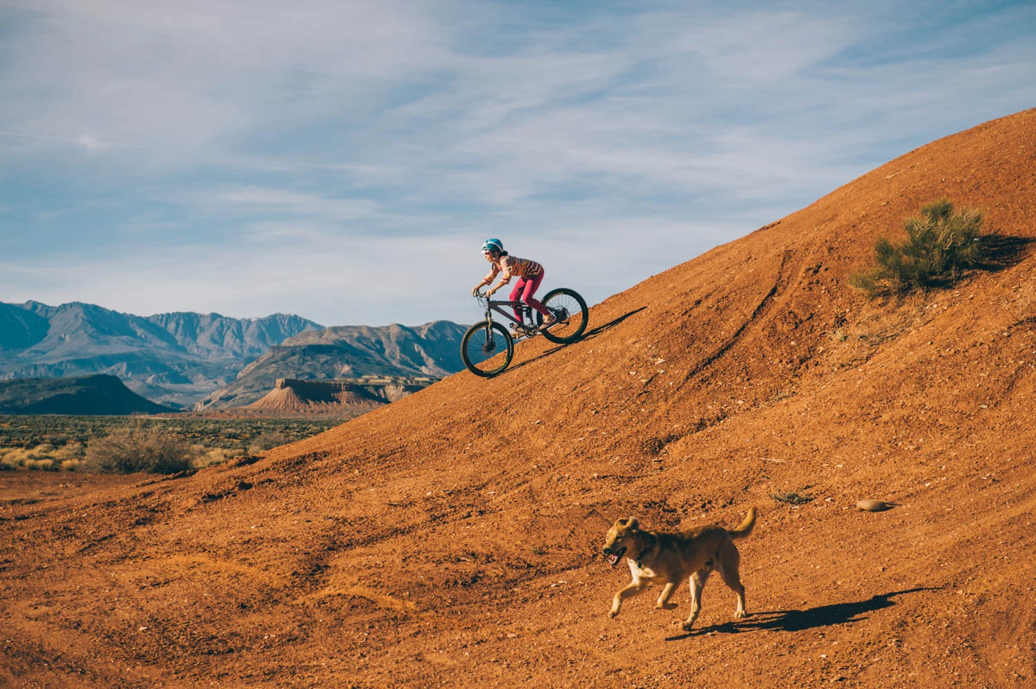 Biking in Virgin, UT.