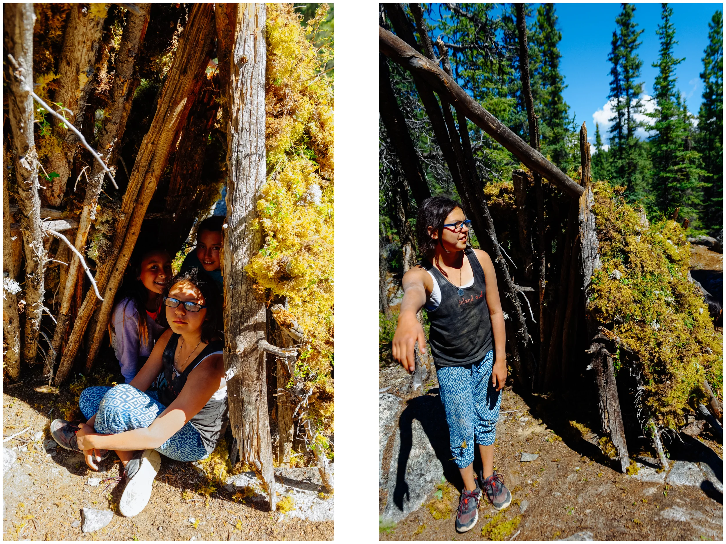 Shelter building.