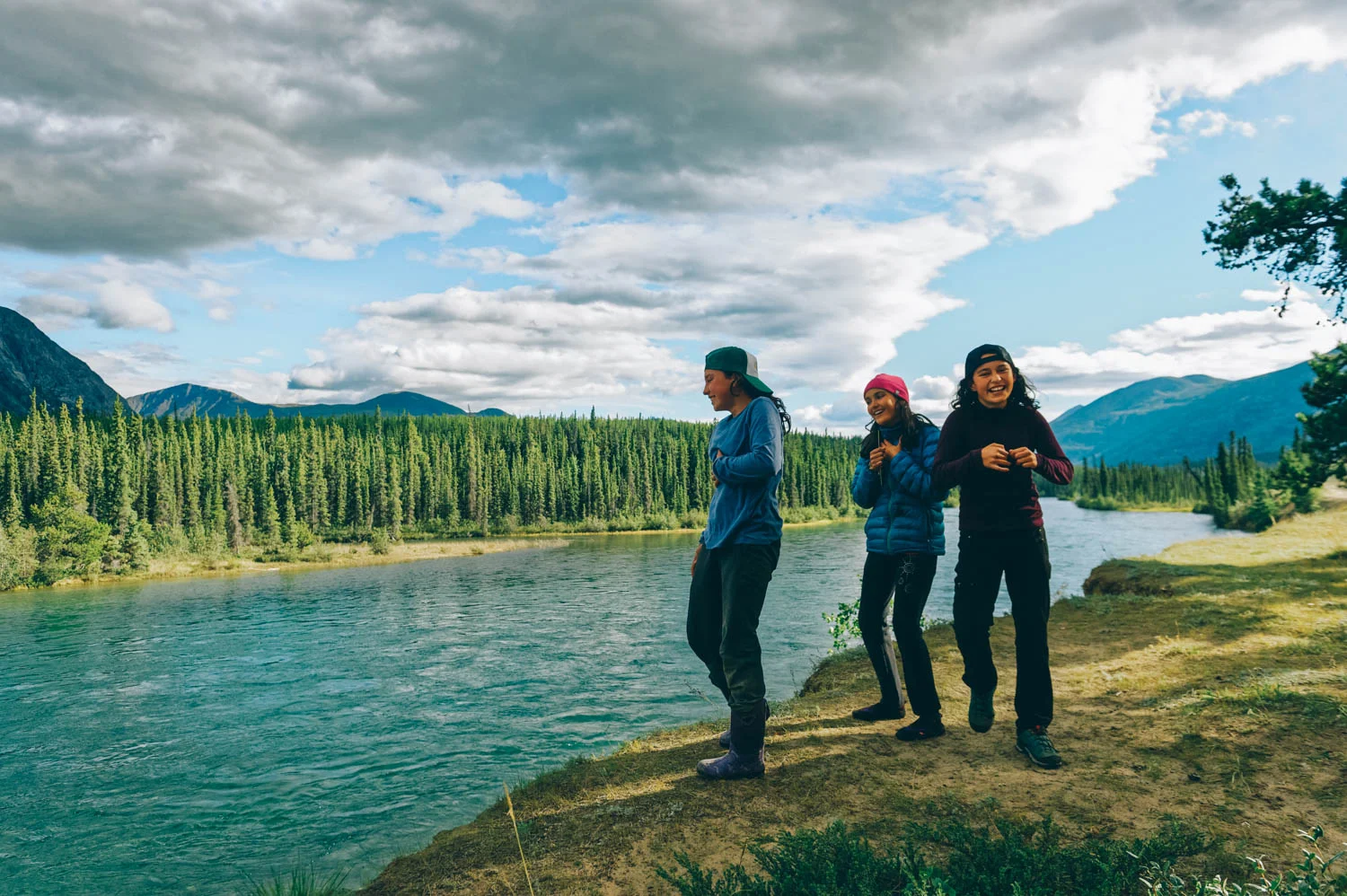 Lots and lots of giggles! That time, they had tricked me by jumping down the cliff to a ledge, while they threw a big rock in the water to recreate the impression that they had fallen into the river. They thought it was hilarious to see my reaction. There will be revenge.