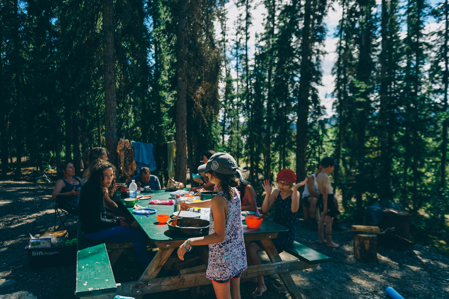 A table full of awesome kids.