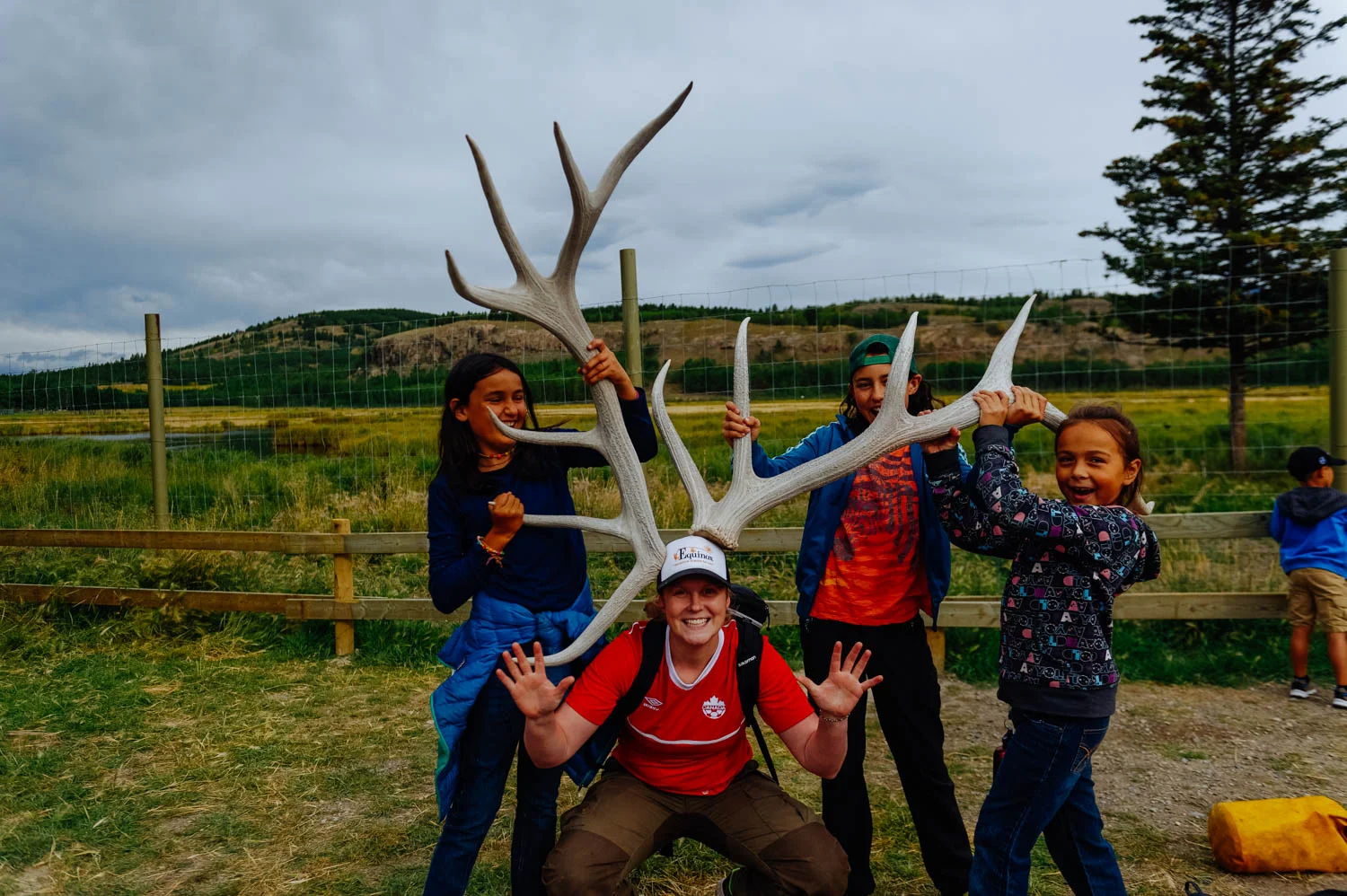 Megan being a moose!