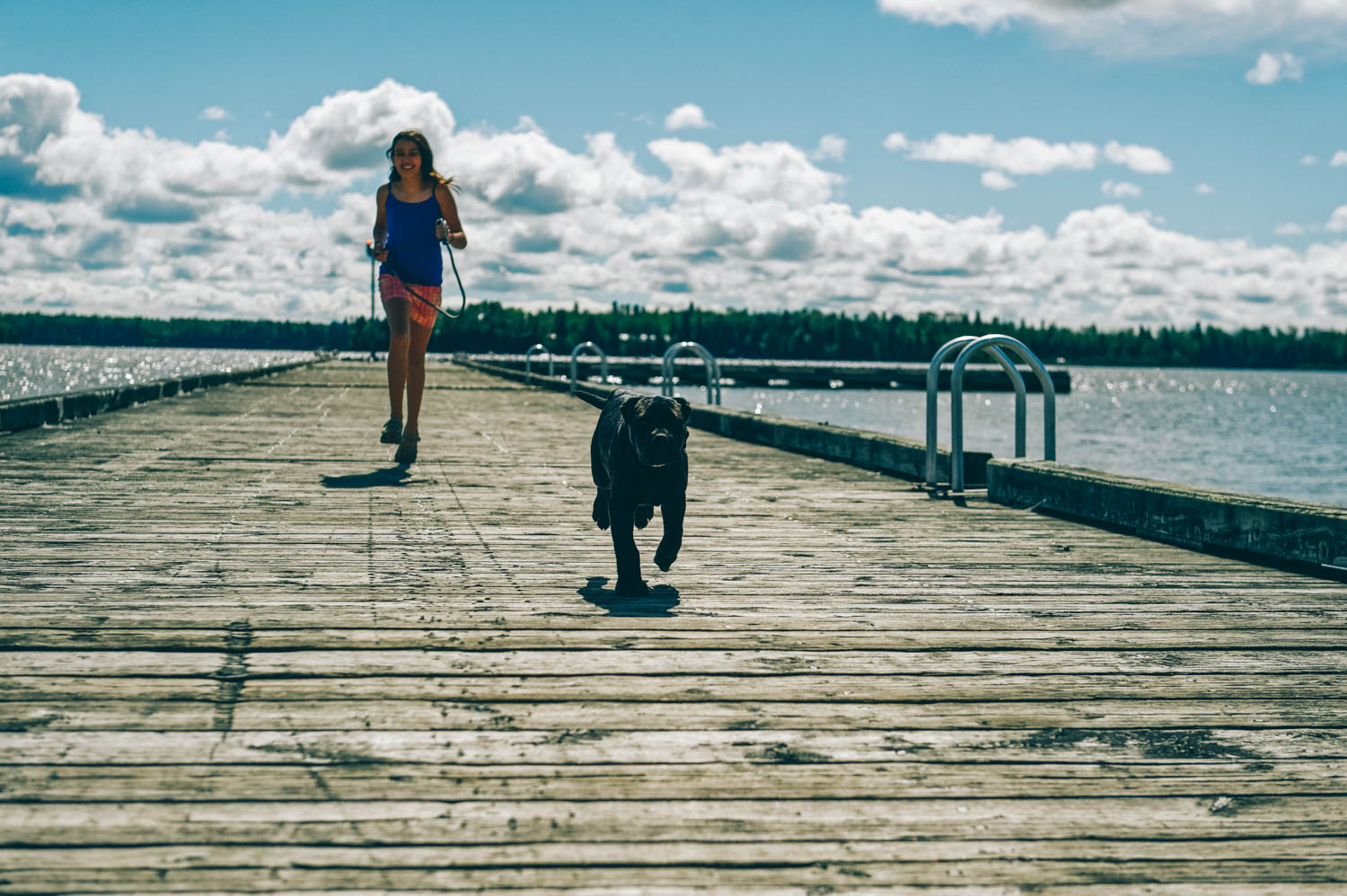 A girl and her pup!