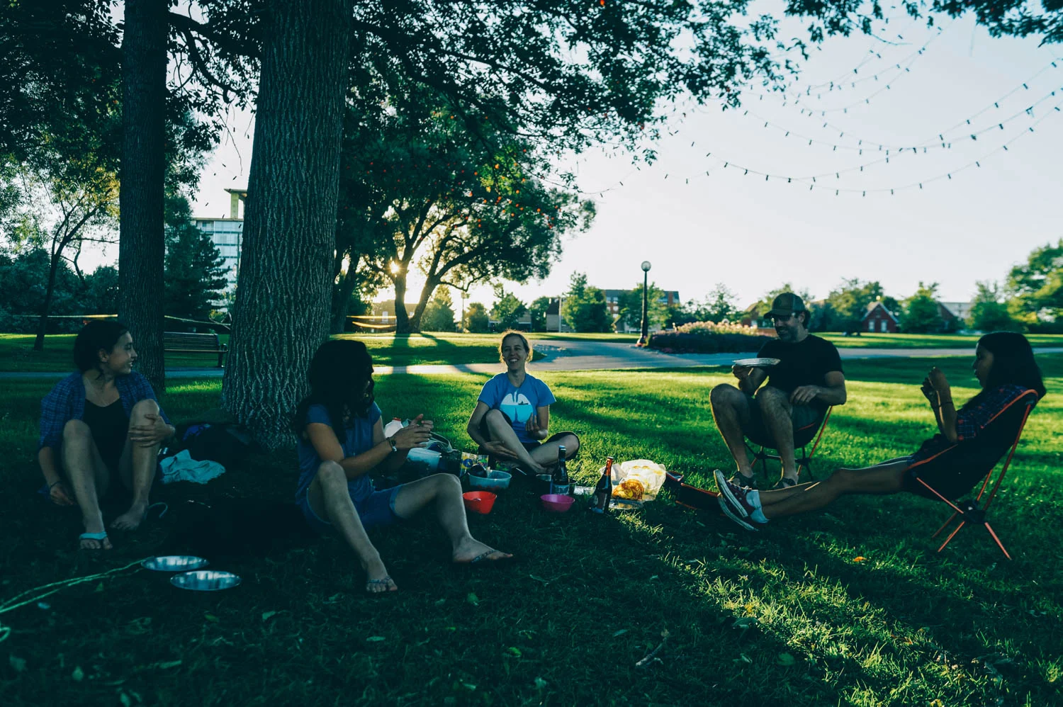 Picnic in the park, Vieux Hull.