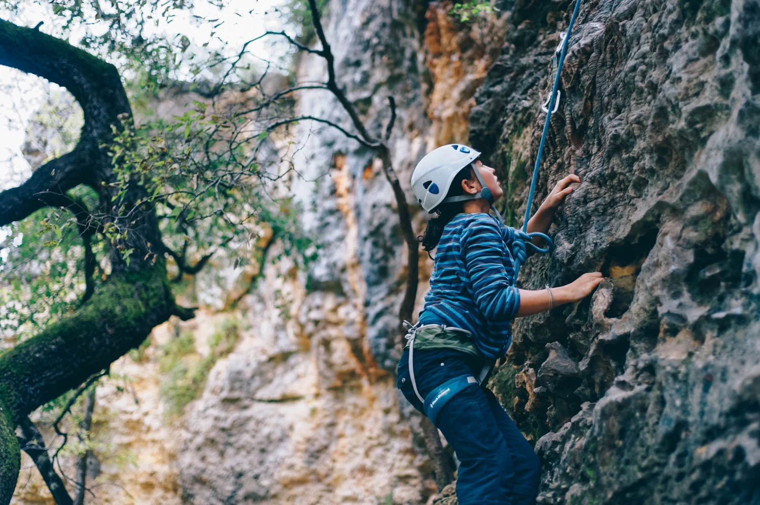 The girls are all really enjoying climbing and they are getting pretty strong!