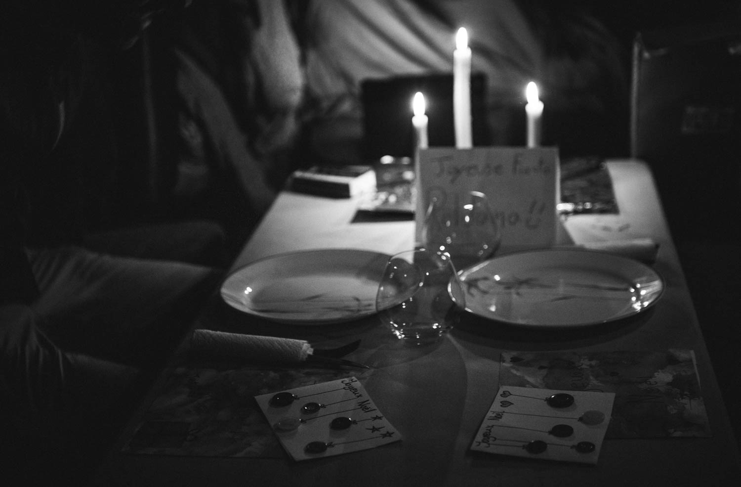 The girls offered us a gastronomic 3-course meal for Christmas. We were completely blown away!