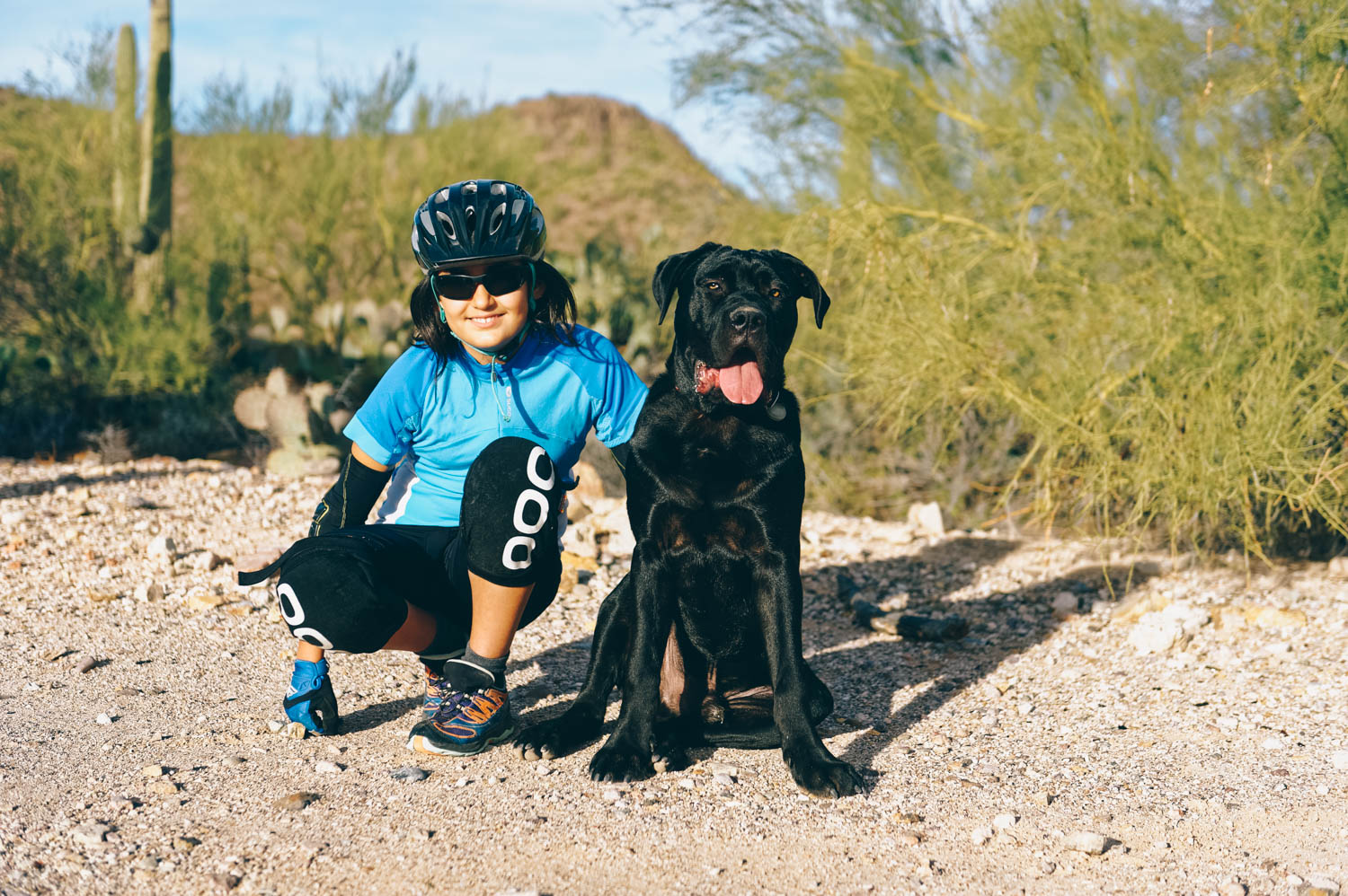 Stout's first bike ride!