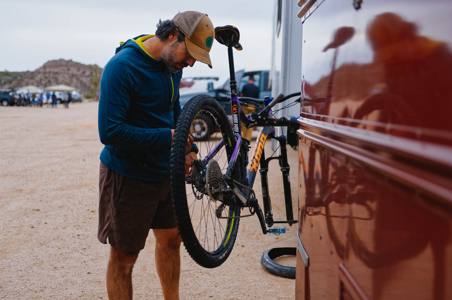 Bike prep.