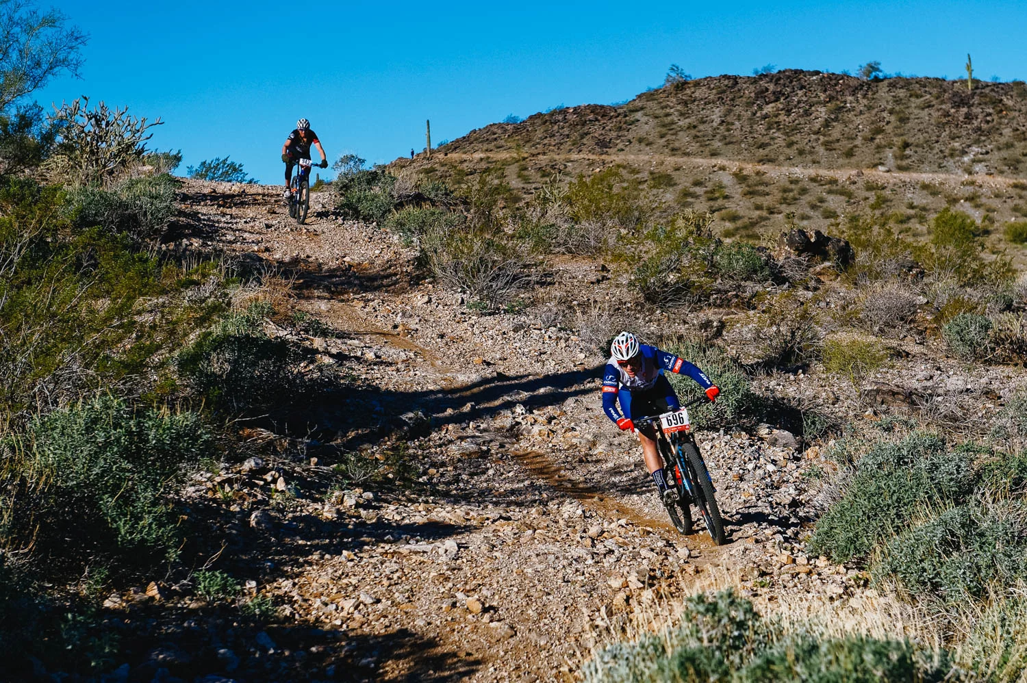 The Estrella course is the gnarliest of the MBAA race series. It's chunky, loose and steep.