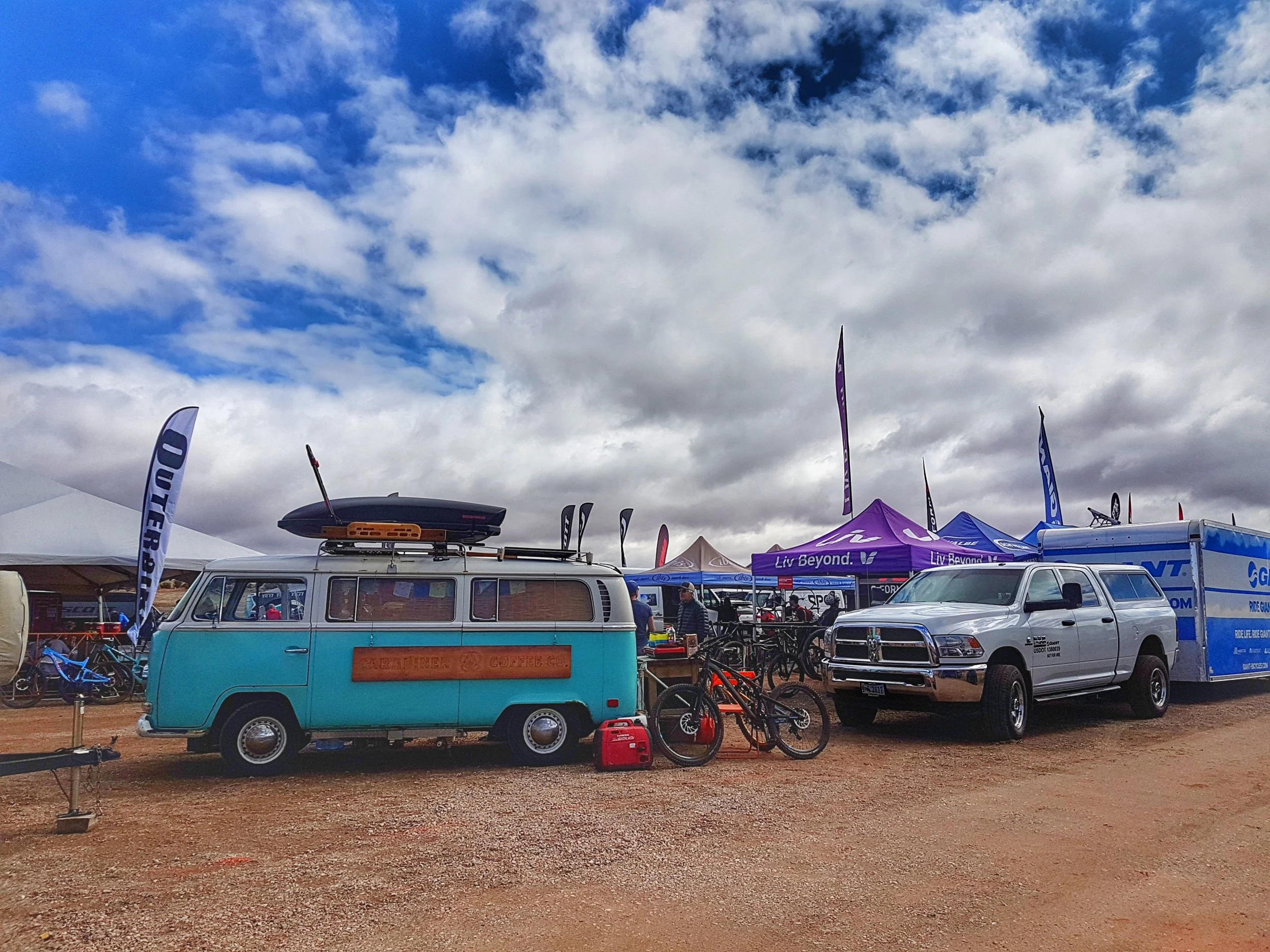 We went to the Outerbike Moab bike festival, tried some great bikes and scored some nice swag!
