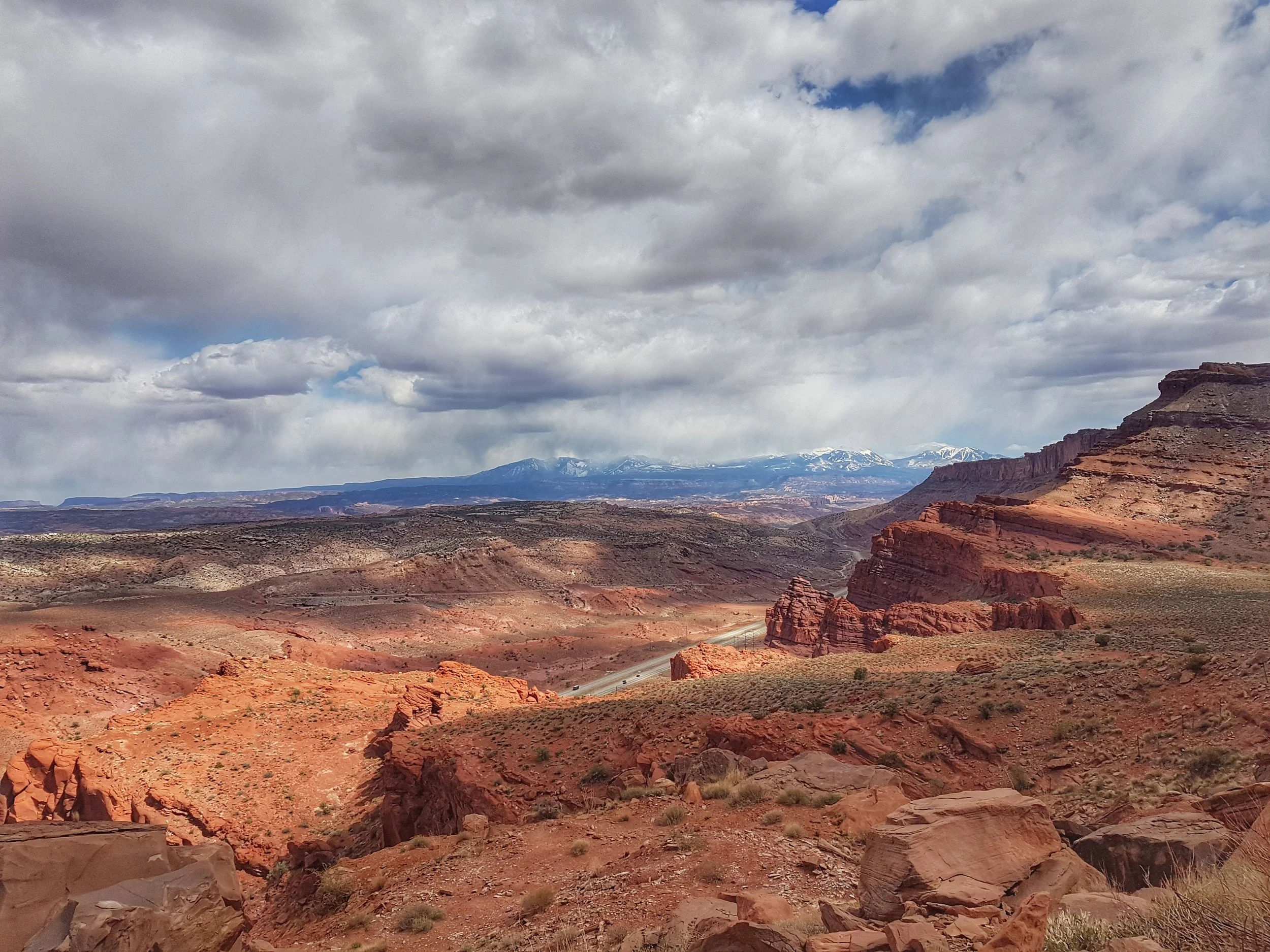 View from Gemini Bridges Rd.