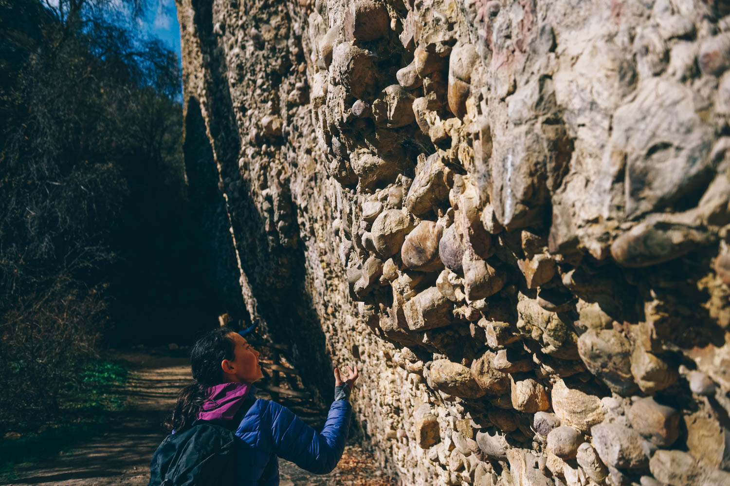 Cobble stone is pretty unique and people come from all over the world to climb at Maple Canyon.