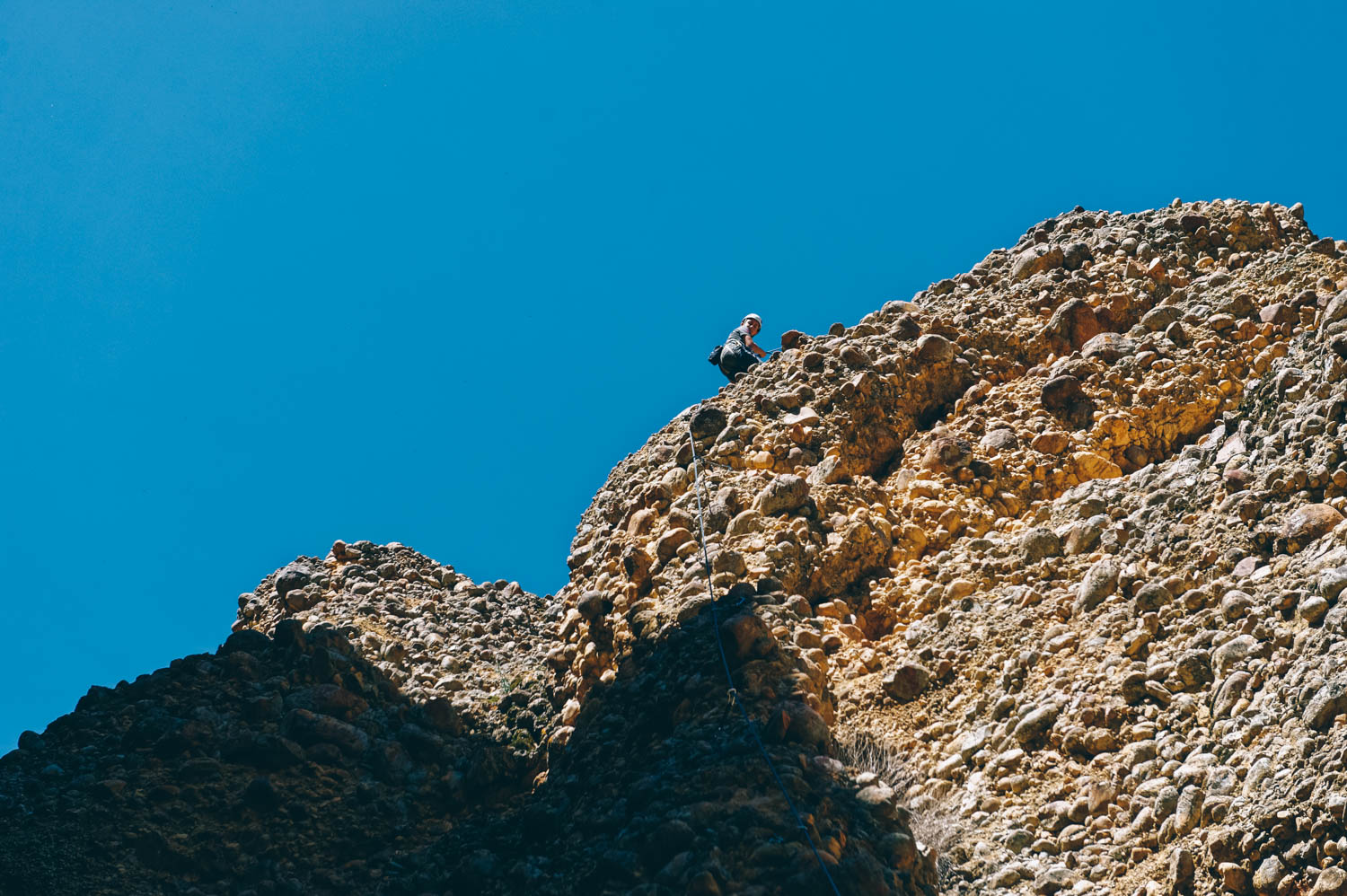Look at this rock! It's begging to be climbed!