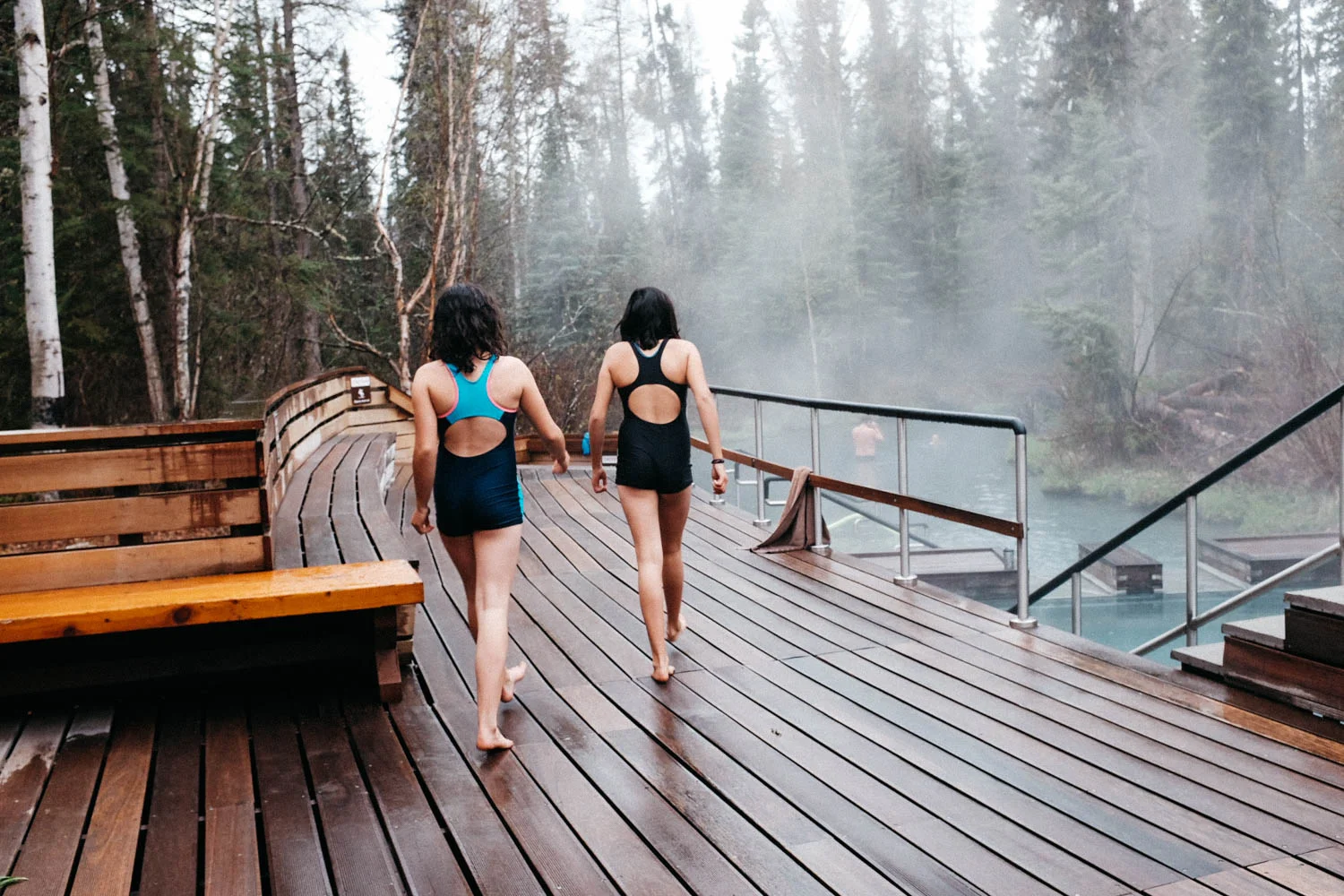 Liard Hot Springs.