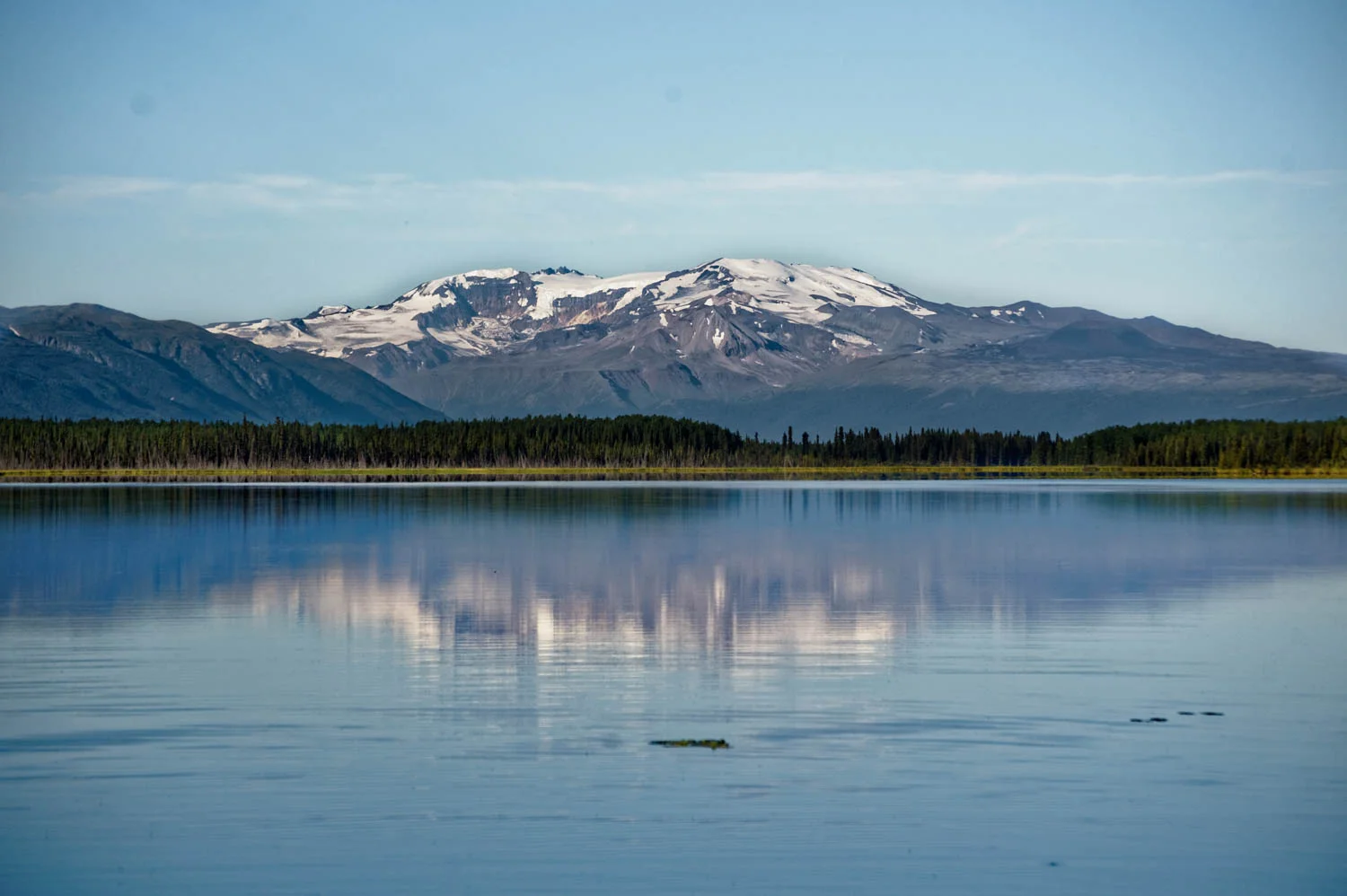 Beautiful Mount Edziza in the distance.