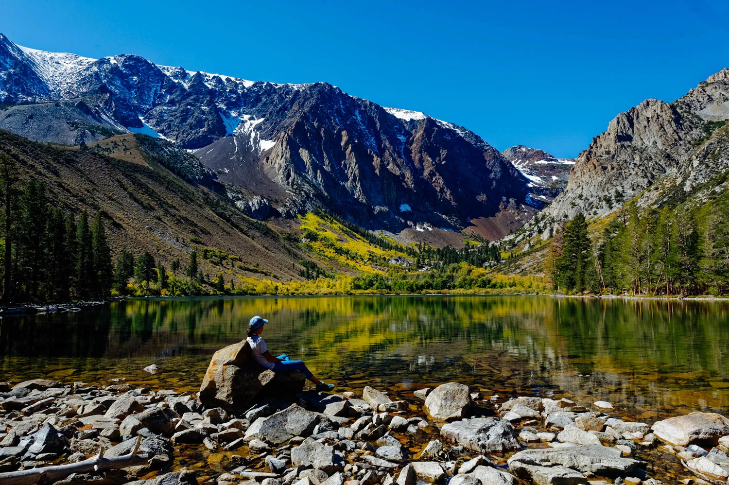 Beautiful Parker Lake with Mt. Wood.