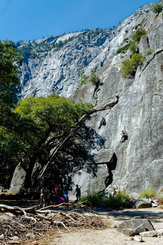 Climbers near Camp 4.
