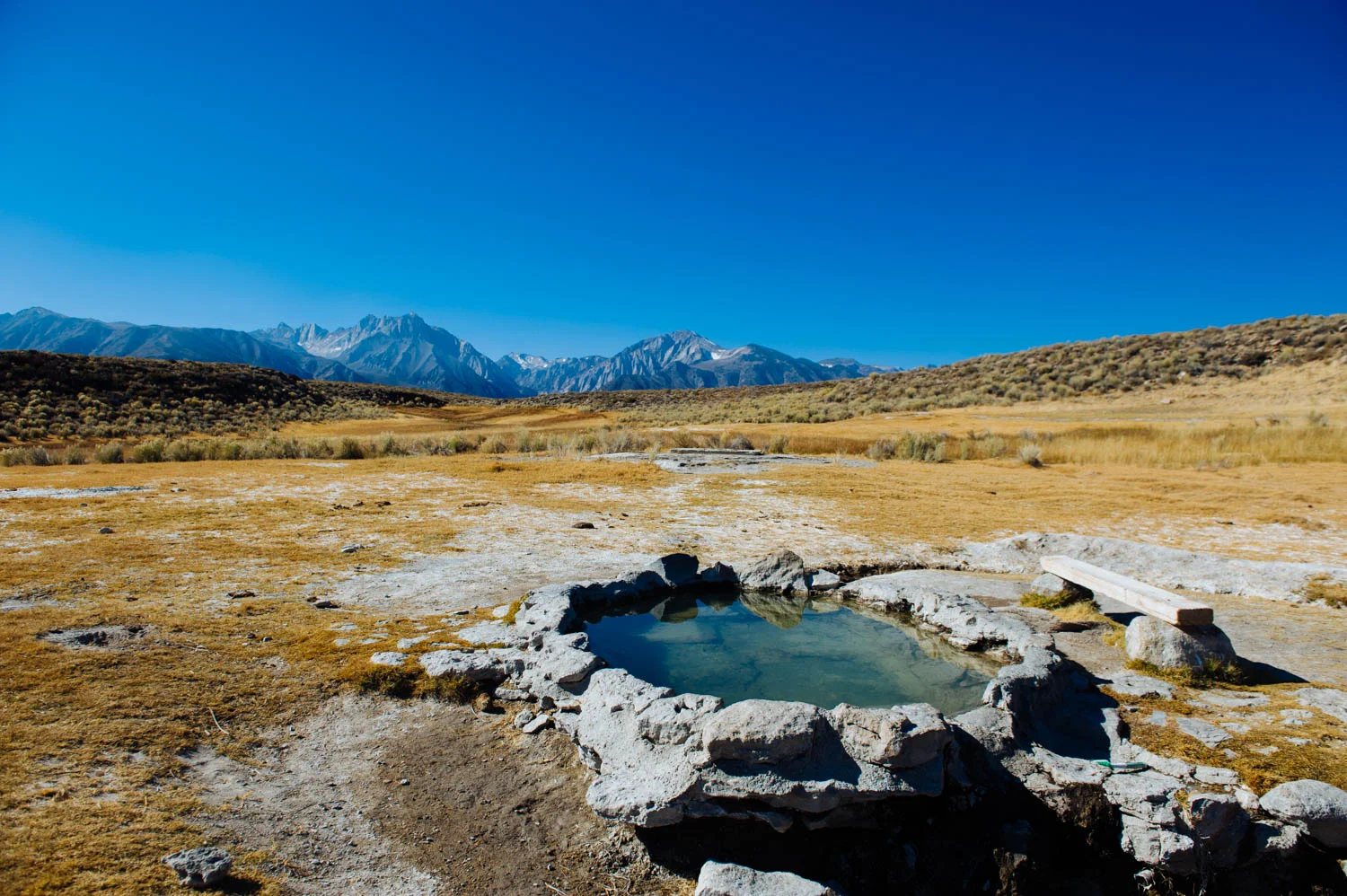 The Crab Cooker was our favorite of the 3 hot springs we visited. It was also the cleanest (it looked like it had just been emptied and scrubbed). It was only a 5 minute walk from our camping spot at Shepard's Hot Spring . And yes, all this is on BLM land (and free!).