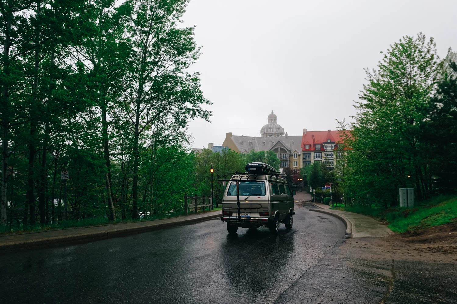 The Quebec Cup in Tremblant was pretty rough. Just like in Baie St-Paul, it rained the night before the race and the course was wet in the morning.