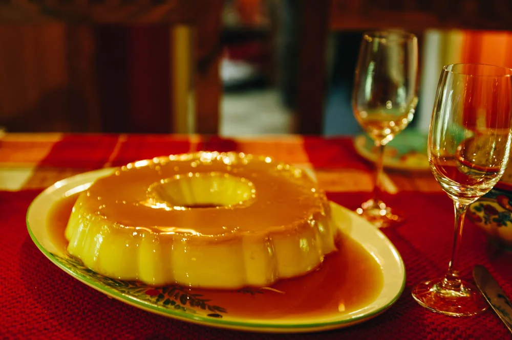 And his wonderful flan!