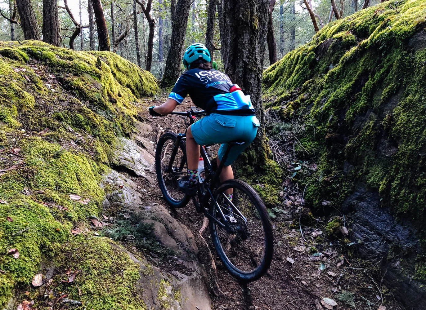 Pre-riding the Hartland Island Cup course. Quite a change from the AZ courses!