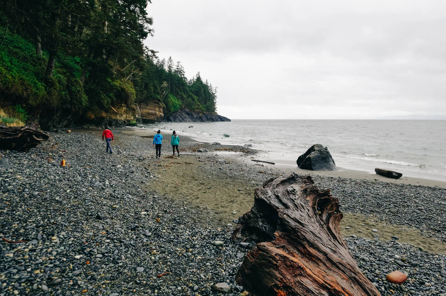 Our birthday hike tradition continues with this beautiful hike on the Juan De Fuca Trail that leads to an isolated beach for my 41st birthday.