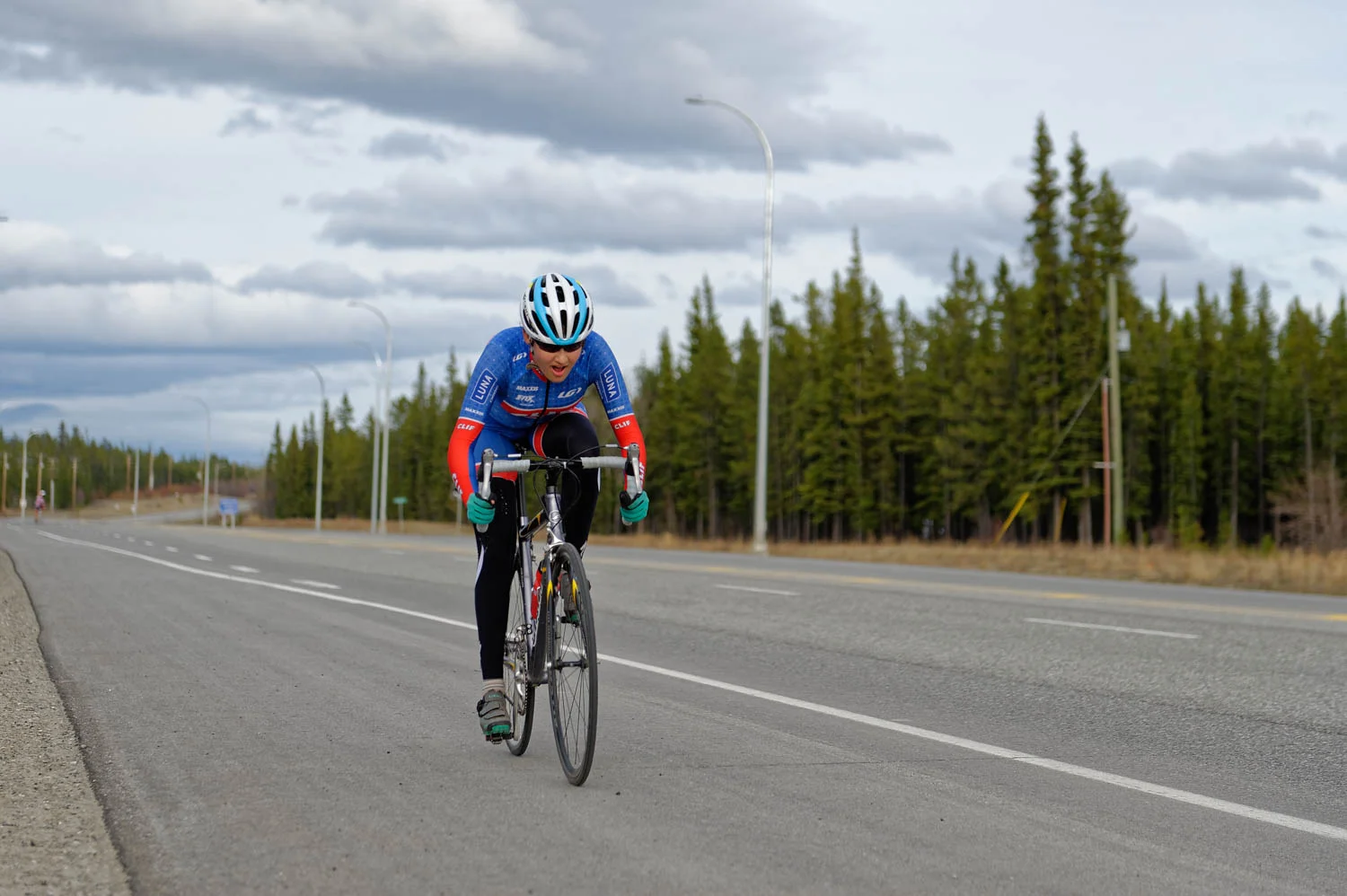 Mathilde’s first road bike race ever!