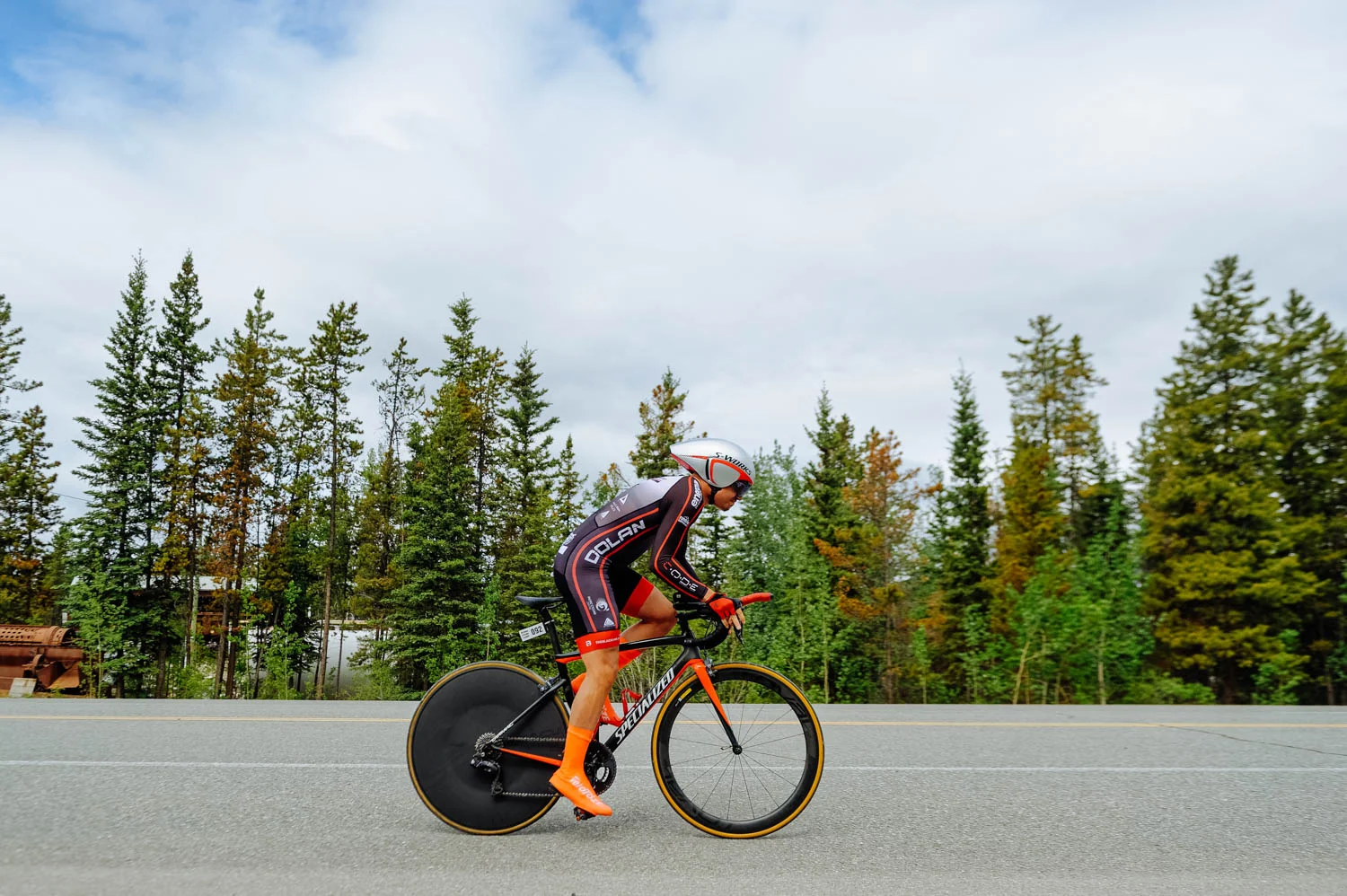 Dave Jackson during the TT on Sunday.