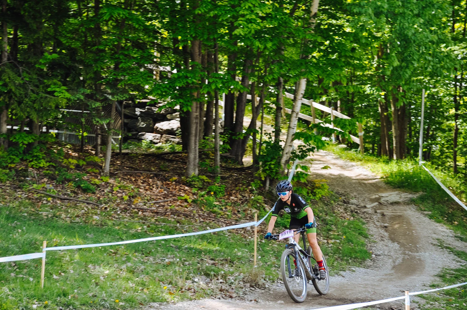 Mara on the Sherbrooke Canada Cup course.