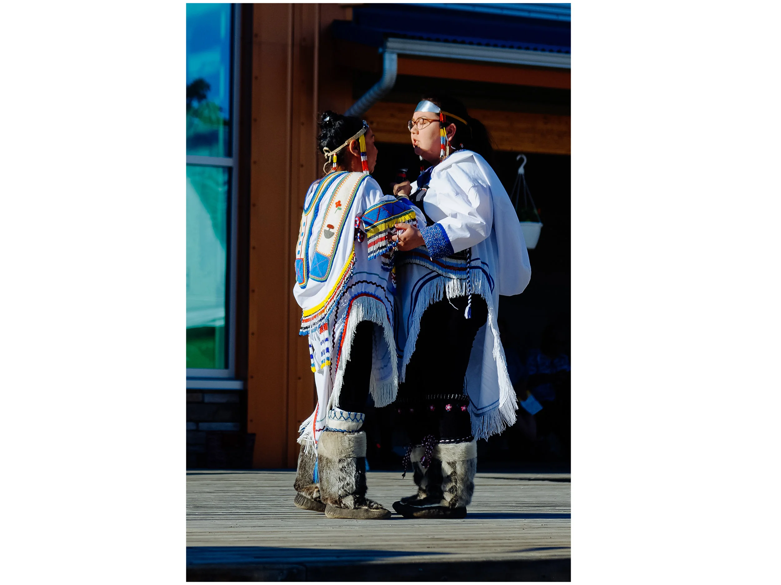 Throat singers from Nunavut