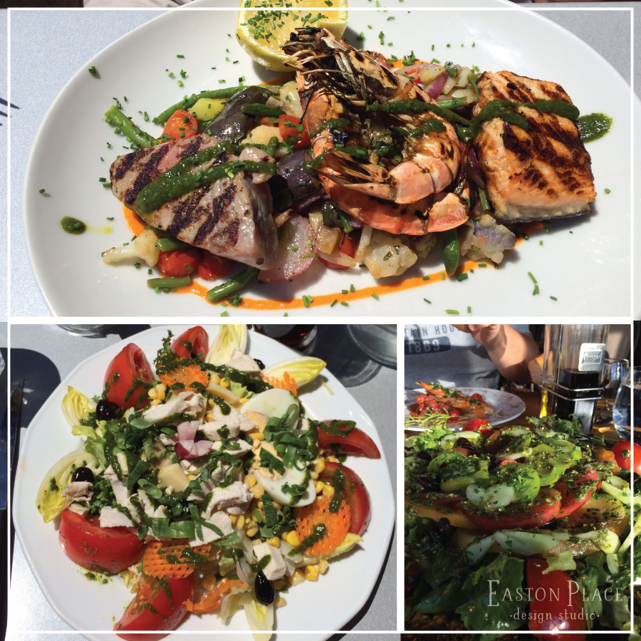 Seafood and Salad by the sea in Cassis, France